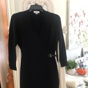 Calvin Klein black sweater dress